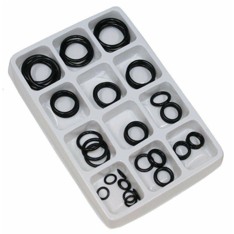 foto del prodotto trade shop traesio set 50 pezzi guarnizioni kit gomma anelli rubinetteria idraulica varie misure 