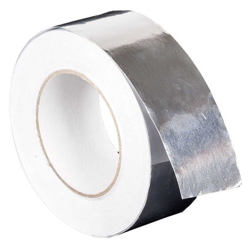 foto del prodotto trade shop traesio set 6 pezzi rotoli rotolo nastro adesivo imballaggio alluminio argento sicurezza 