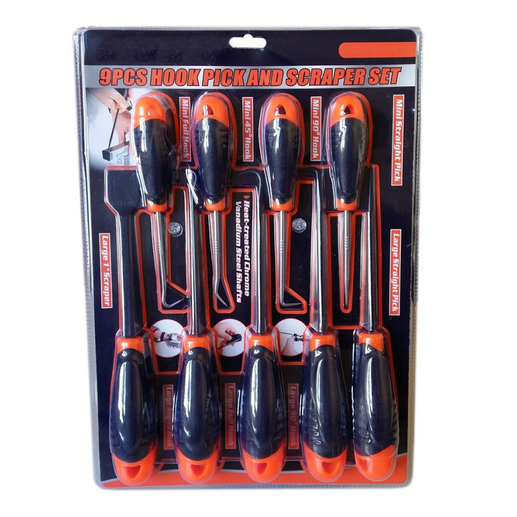 foto del prodotto trade shop traesio set 9 pz cacciavite cacciaviti uncino raschietto separa fili rimozione anelli 