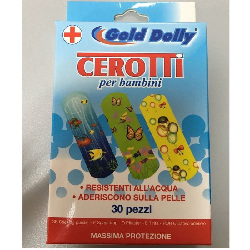 foto del prodotto trade shop traesio set 90 pezzi cerotti cerottini per bambini per ferite cutanea resistenti acqua 