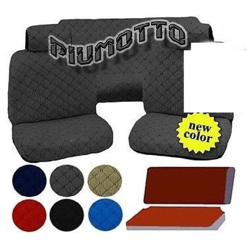 foto del prodotto trade shop traesio set coprisedili trapuntati per auto fodere universali 2 posti sedili anteriori 