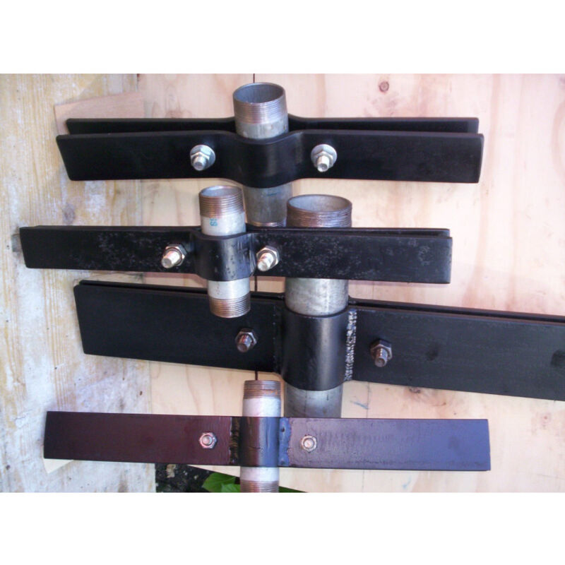 foto del prodotto trade shop traesio set di 3 staffe per tubi da 2 a 2 1 2 cravatte fermatubo stringenti per pozzo 