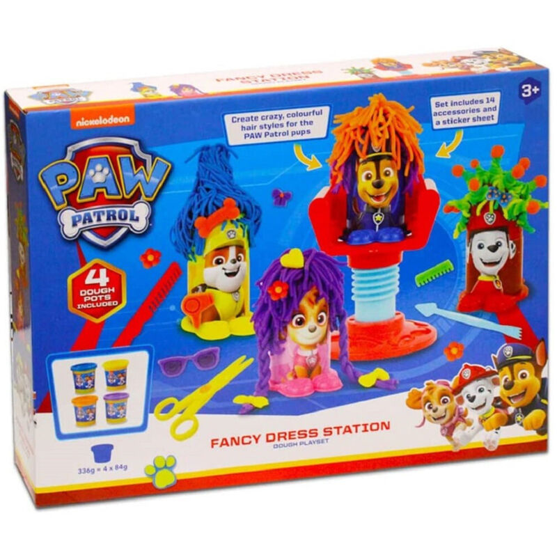 foto del prodotto trade shop traesio set per modellare play dough paw patrol fancy dress station styling personaggi 