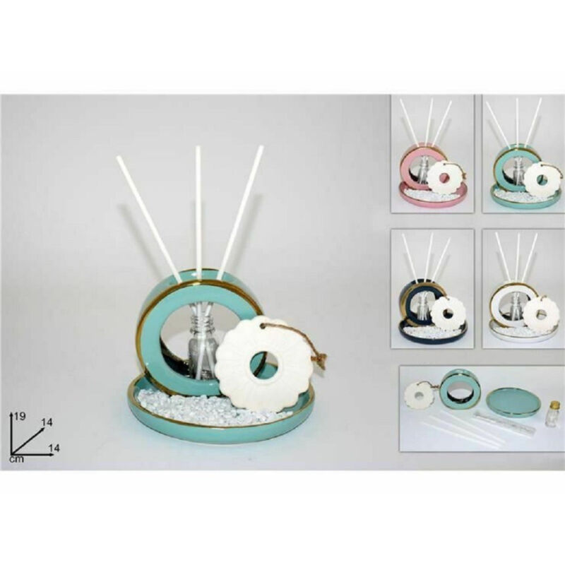 foto del prodotto trade shop traesio set profumatore d ambiente cerchio con bastoncini idea regalo 4 colori cm001434 