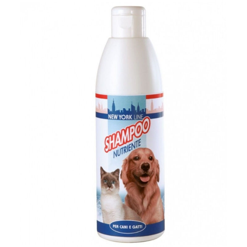 foto del prodotto trade shop traesio - shampoo nutriente 250 ml per cani gatti animale per pelo secco arido e sfibrato made italy -