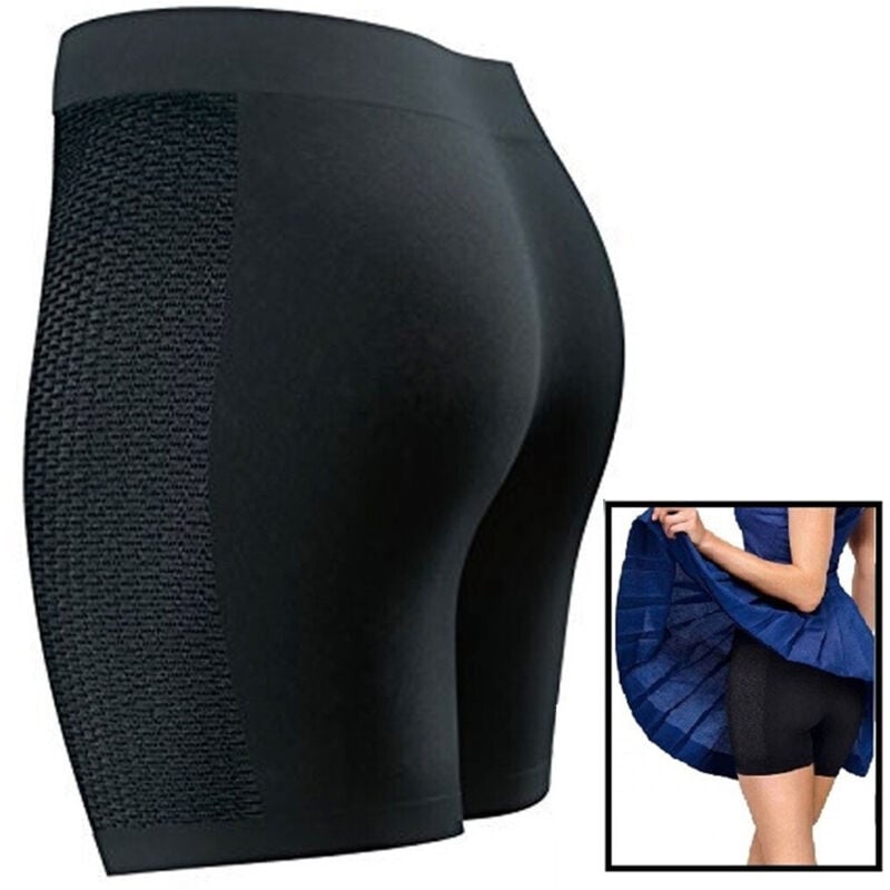 foto del prodotto trade shop traesio - short rimodellante e rassodante taglia l/xl 46-50 corpo silhouette -