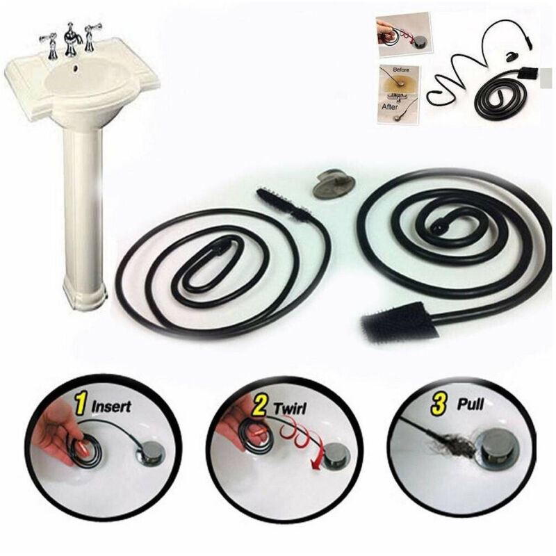 foto del prodotto trade shop traesio - sink snake filo fili stura lavandino pulisci tubi cavo tubo stura bagno cucina -