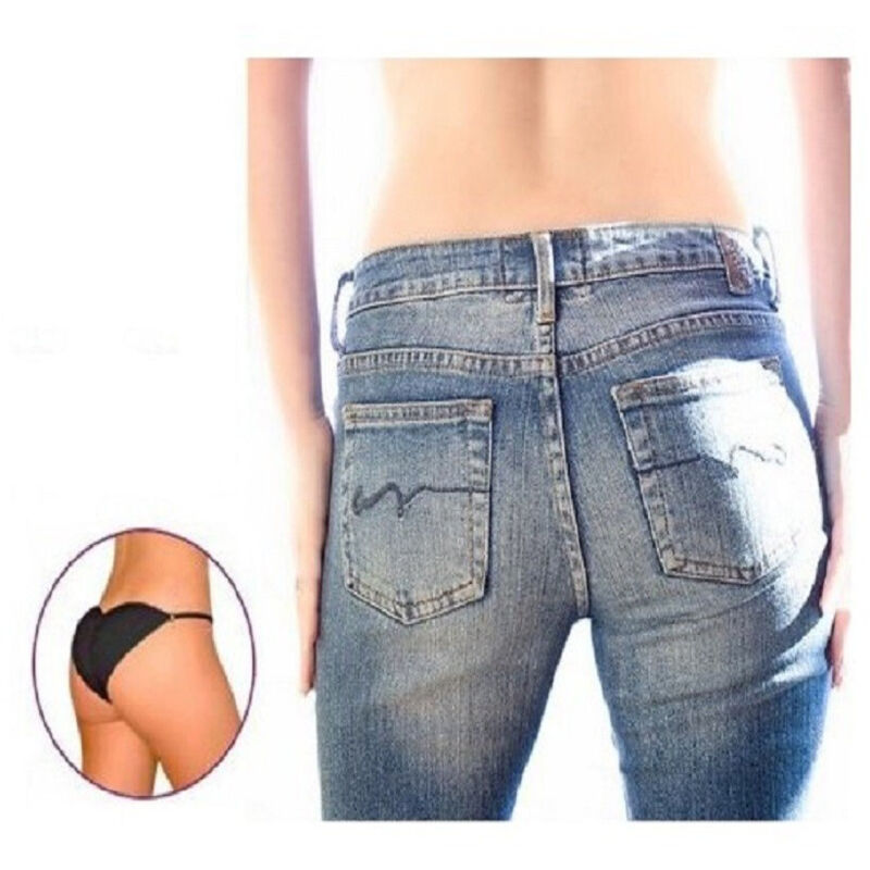 foto del prodotto trade shop traesio slip push up intimo mutande imbottite alza glutei culo sodo brazilian pushup bianco l