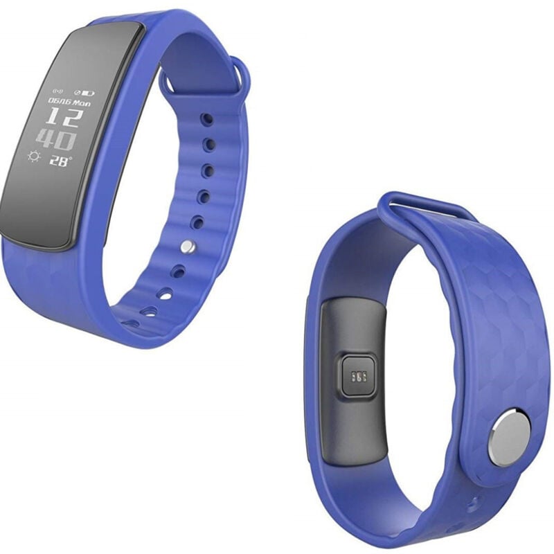 foto del prodotto trade shop traesio smart band i3 hr braccialetto orologio wristband fitness bluetooth notifiche 