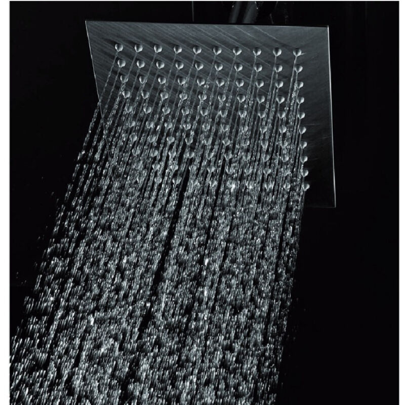 foto del prodotto trade shop traesio soffione doccia effetto pioggia sottile quadrato 30x30 cm bagno cromato shower 