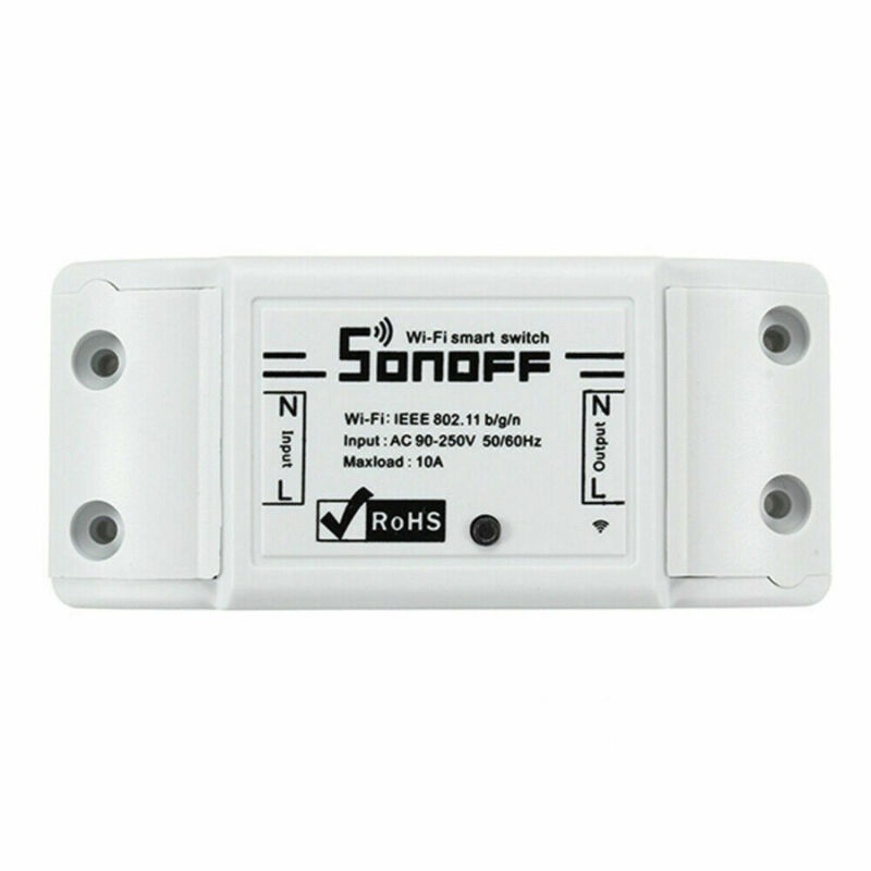 foto del prodotto trade shop traesio sonoff basic interruttore domotica wifi smart switch per app alexa google home 