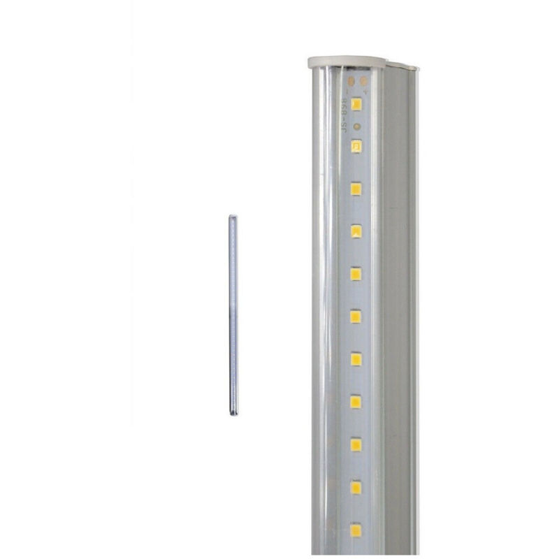 foto del prodotto trade shop traesio sottopensile led smd trasparente reglette plafoniera 30 60 90 cm 6500 3000 4000k bianco caldo 30 cm 
