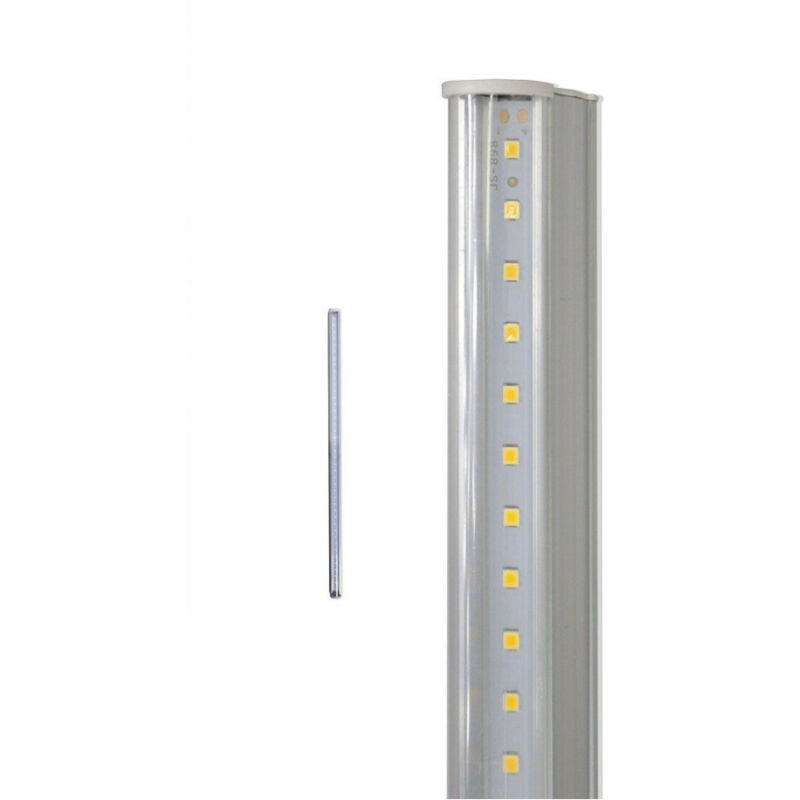 foto del prodotto trade shop traesio sottopensile led smd trasparente reglette plafoniera 30 60 90 cm 6500 3000 4000k bianco caldo 60 cm 