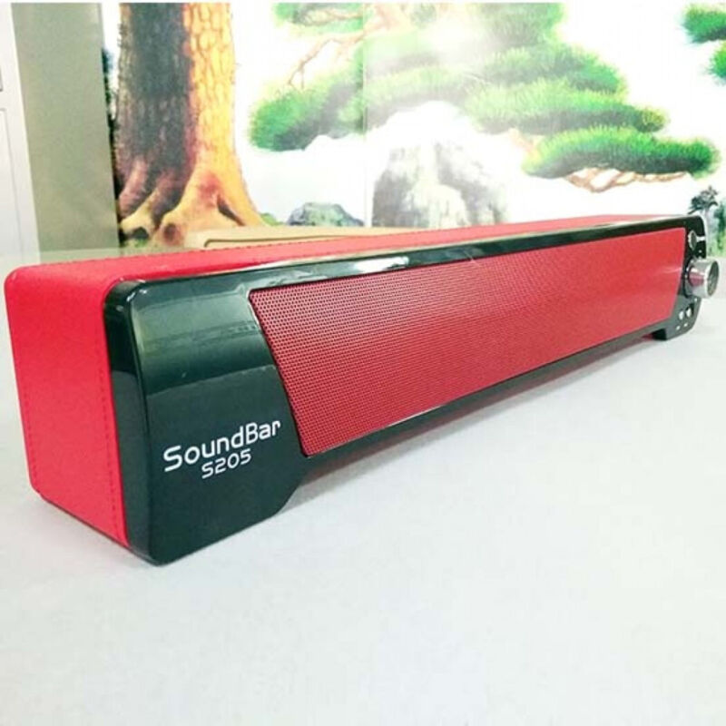 foto del prodotto trade shop traesio soundbar s205 dolby potenza 20w bluetooth usb extra bass portatile bubwoofer 