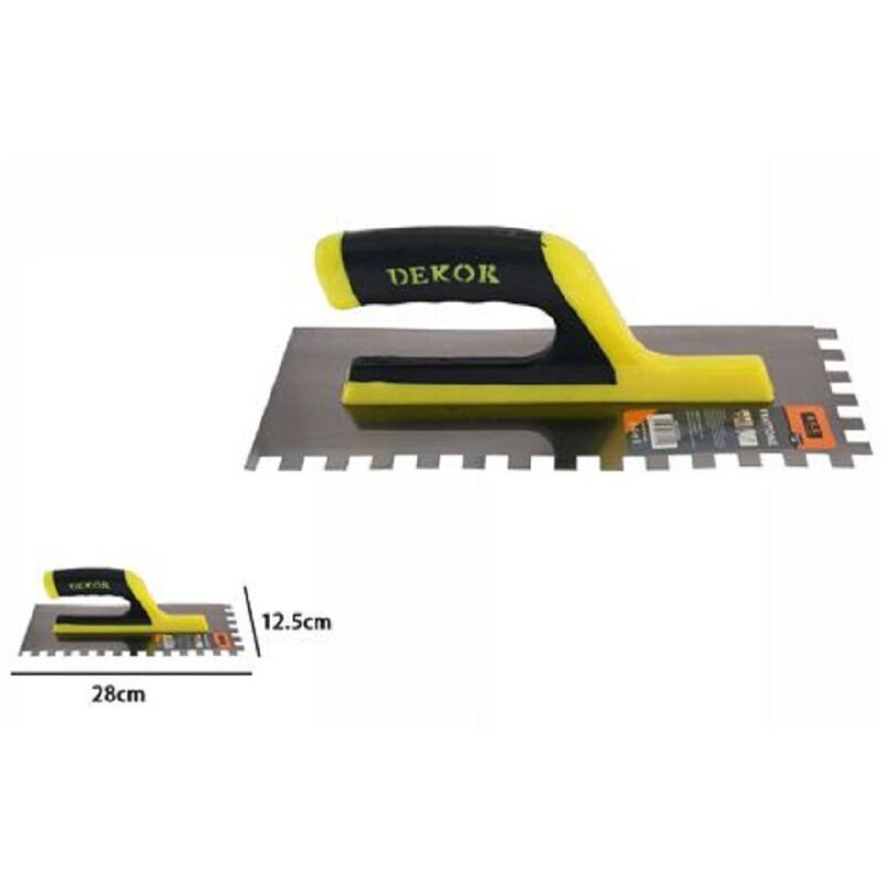 foto del prodotto trade shop traesio spatola stecca frattone per stucco dentata pittore muratura 28 x 12,5 cm 53255a 