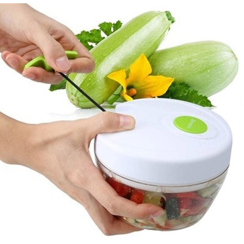 foto del prodotto trade shop traesio speedy chopper tagliatutto manuale frutta verdura affettatrice taglia trita 