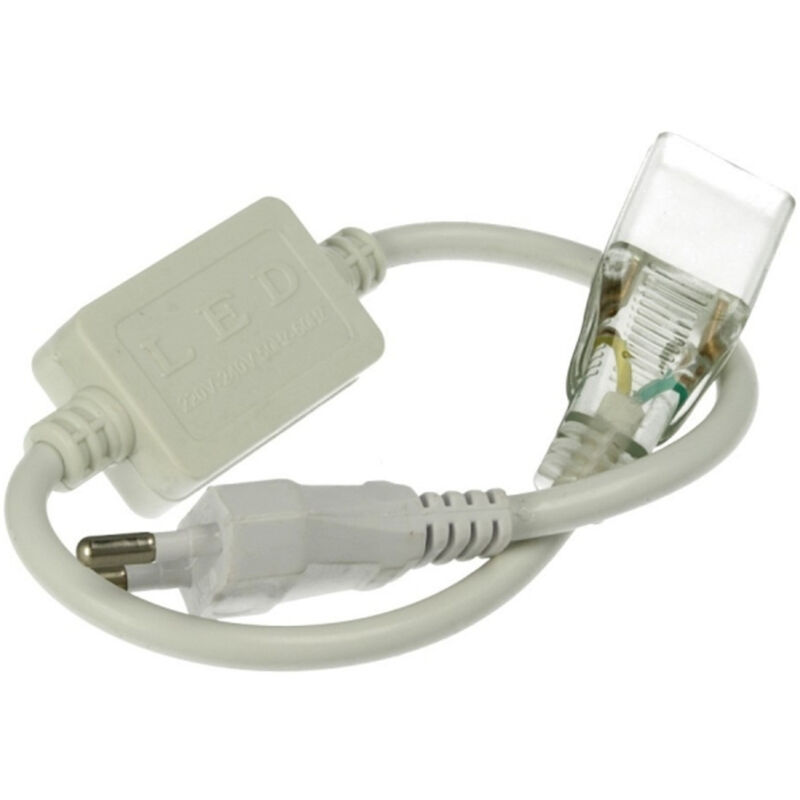 foto del prodotto trade shop traesio spina alimentatore trasformatore 2 pin adattatore bobina led 220 240v mono colore 