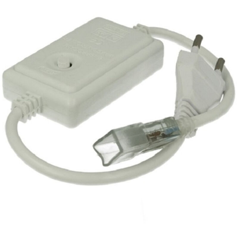 foto del prodotto trade shop traesio spina alimentatore trasformatore 4 pin rgb interruttore controller bobina led 