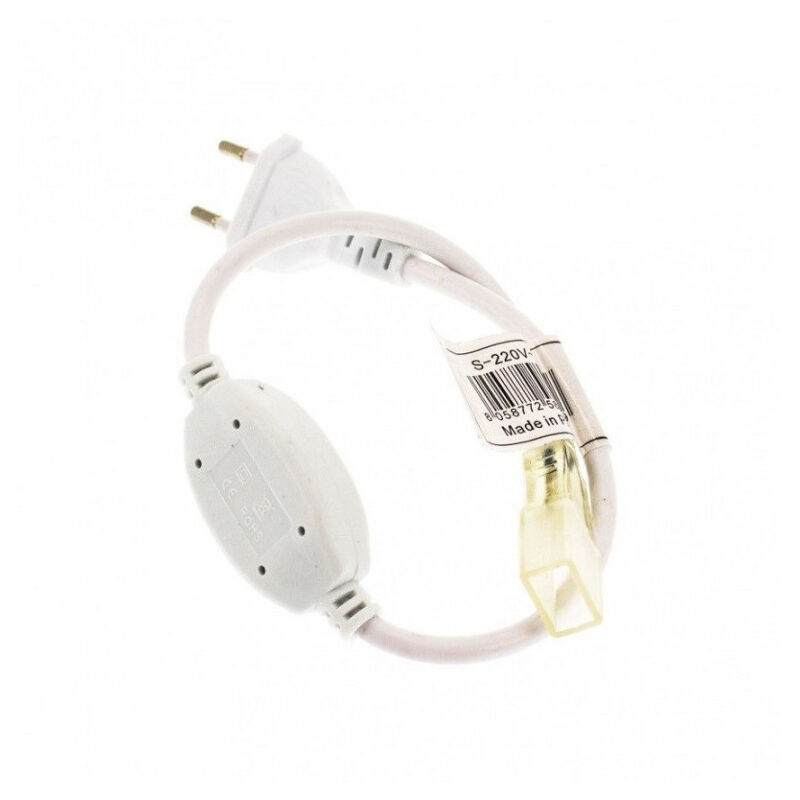 foto del prodotto trade shop traesio spina per strisce led 8mm 220v presa accensione strip led s 220v 8 raddrizzatore 