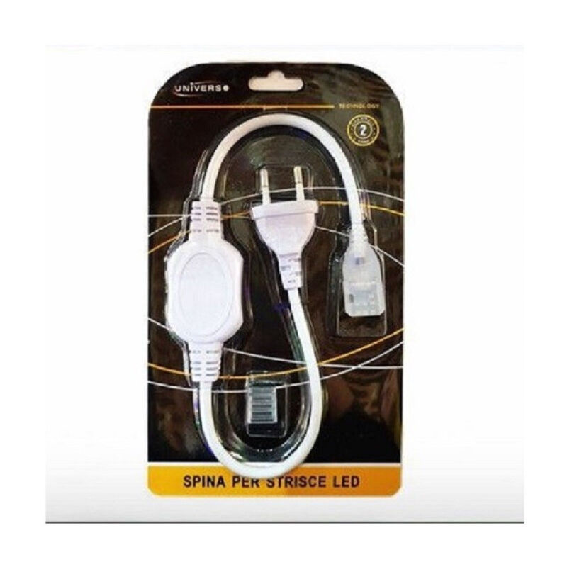 foto del prodotto trade shop traesio spina per strisce led 9.5mm s 220v 95 raddrizzatore presa accensione strip led 