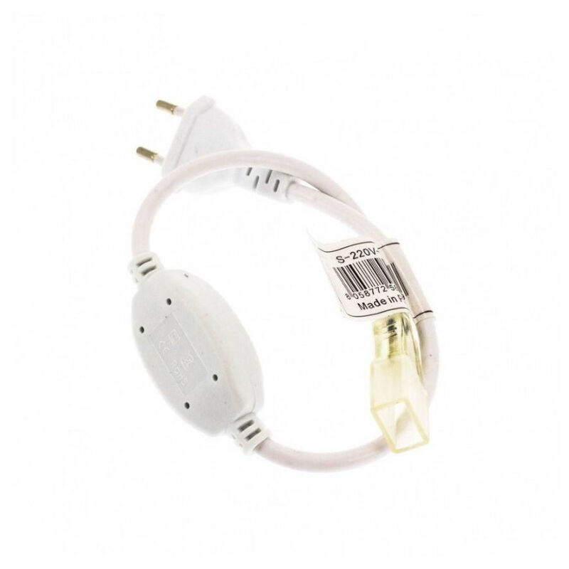 foto del prodotto trade shop traesio spina per strisce led da 10 mm 220v presa di accensione strip led s 220v 10 