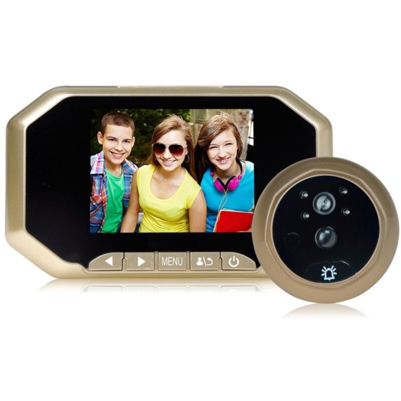 foto del prodotto trade shop traesio spioncino elettronico telecamera display digitale scatta foto colori lcd 4.3 