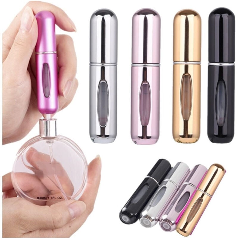foto del prodotto trade shop traesio spruzzatore di profumo 5ml ricaricabile nebulizzatore per profumi viaggi vacanze 