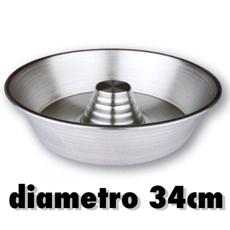 foto del prodotto trade shop traesio - stampo da forno ruoto con cono ciambelle casatielli bakery torte rustici cm.34 -