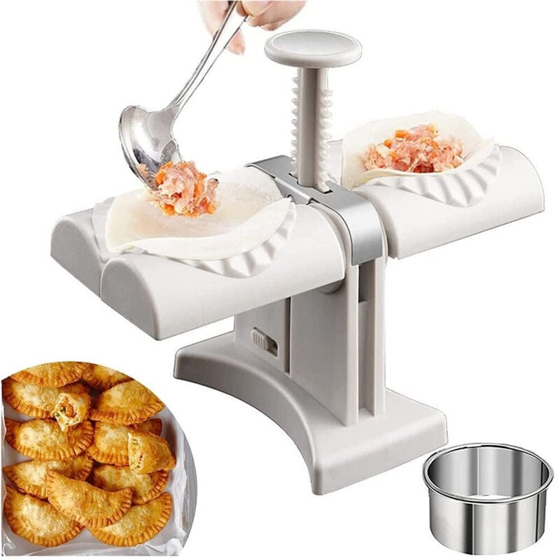 foto del prodotto trade shop traesio - stampo per ravioli automatica gnocchi panzerotti pierogi dumpling pasticceria -