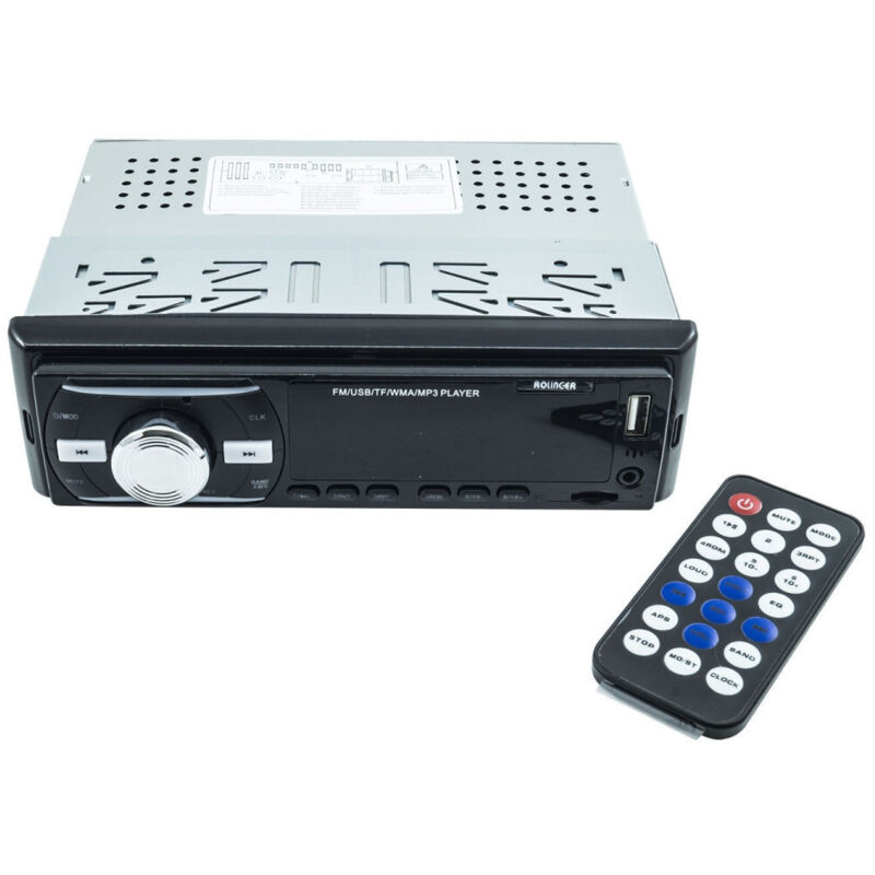 foto del prodotto trade shop traesio stereo autoradio auto radio fm mp3 usb slot sd mmc aux orologio digitale 6248 