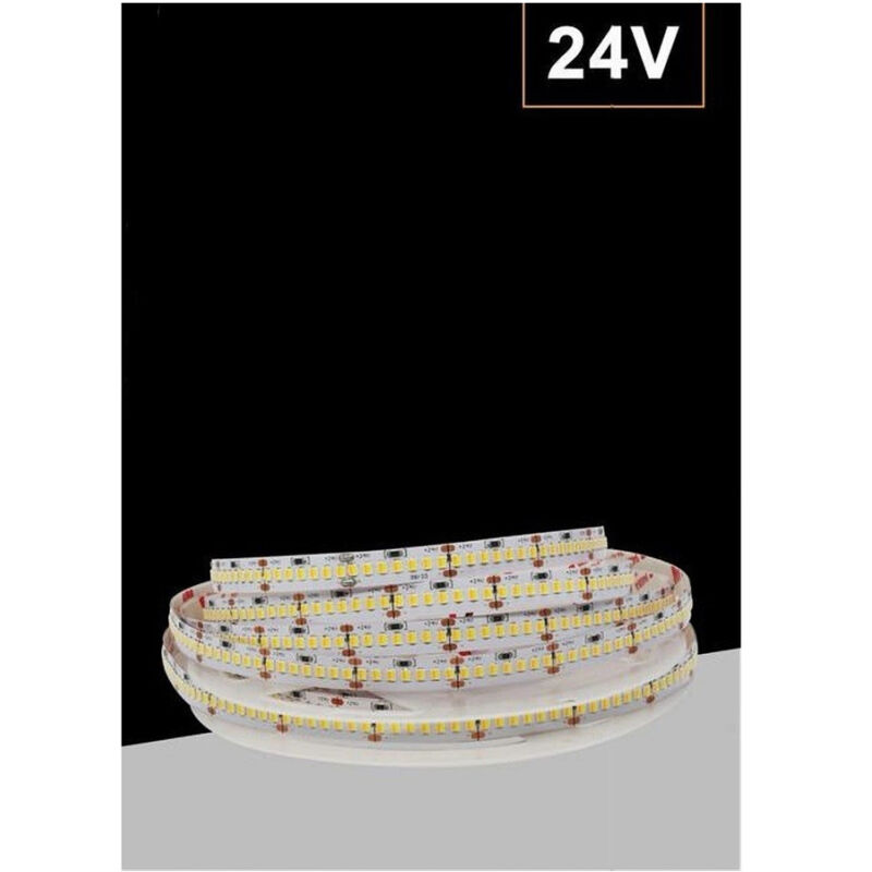 foto del prodotto trade shop traesio striscia led 24v 238d 5 mt smd2835 1650lm 15w ip20 3 colorazioni luce 24v 238 3c 