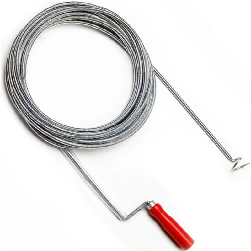 foto del prodotto trade shop traesio sturafogne stura fogna a molla spirale spurga fogne per tubi vasche da bagno mt 7 mt 