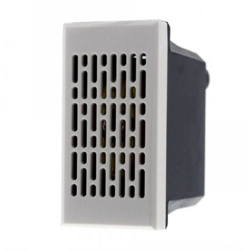 foto del prodotto trade shop traesio suoneria a bronzo 6a 220v bianco compatibile bticino axolute sd21008 1b 