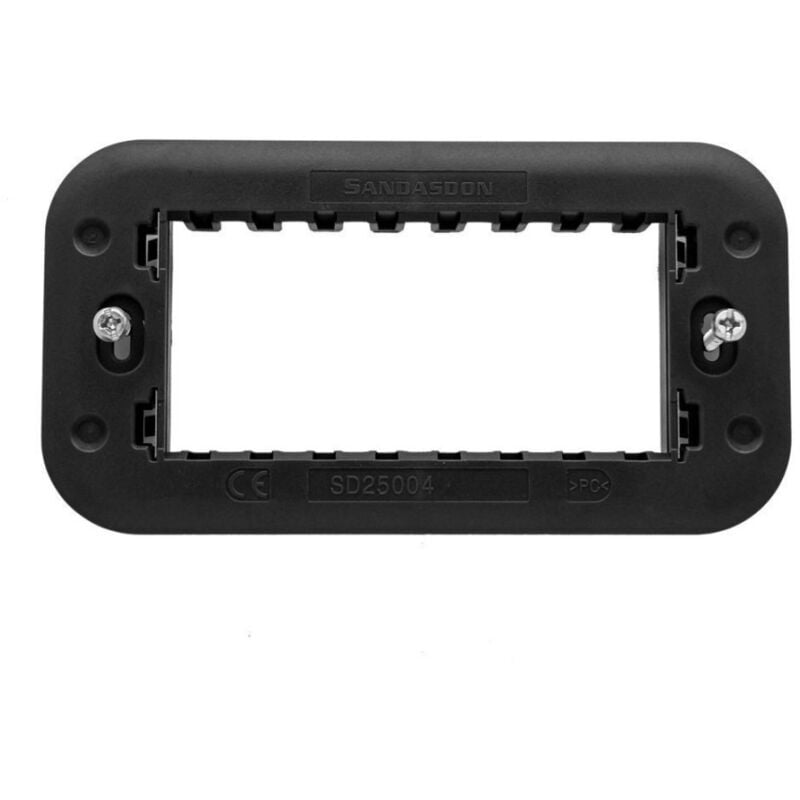 foto del prodotto trade shop traesio supporto 3m 4m 6m per scatole 3 4 6 moduli compatibile bticino axolute 4 fori 