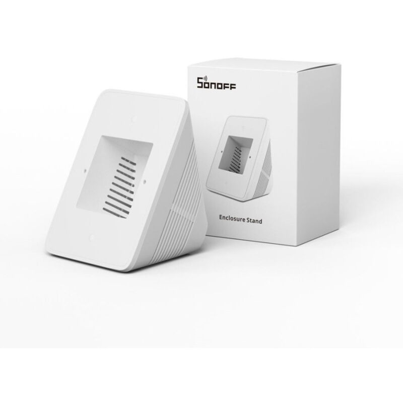 foto del prodotto trade shop traesio supporto da tavolo adatto per nspanel pro e nspanel sonoff colore bianco standw 