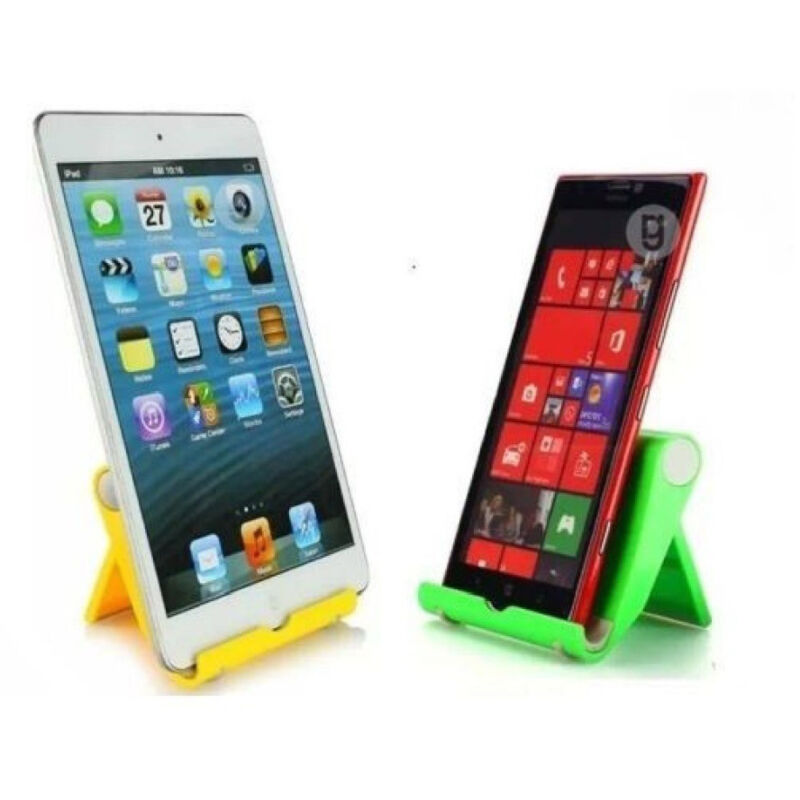 foto del prodotto trade shop traesio supporto da tavolo stand per smartphone tablet universale regolabile 270 