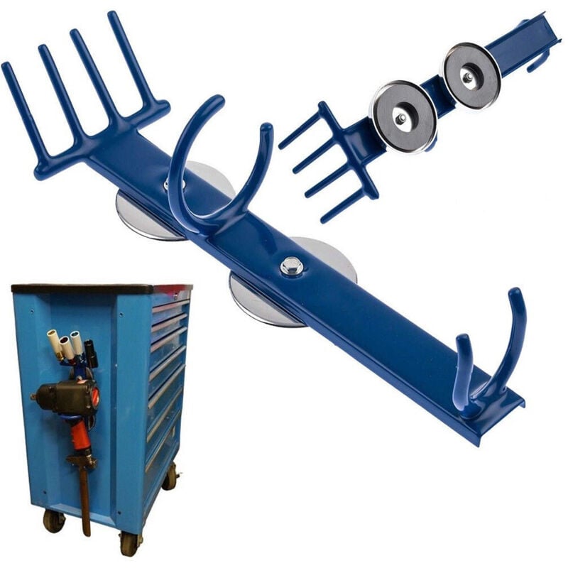 foto del prodotto trade shop traesio supporto magnetico per avvitatori pneumatici e bussole ruote per autofficina 