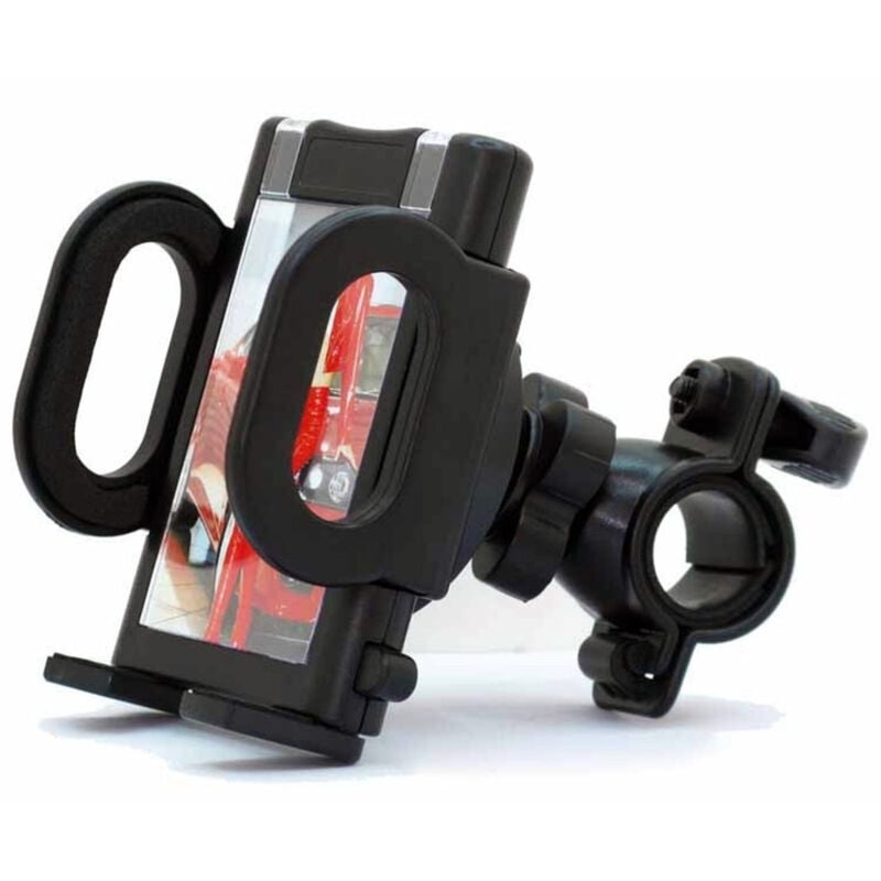 foto del prodotto trade shop traesio supporto moto 2041 max 120mm 360 rotazione portacellulare universale mp3 mp4 gps 
