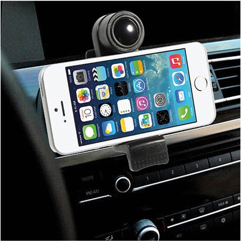 foto del prodotto trade shop traesio supporto smartphone cellulare x auto bocchetta aria condizionata universale 