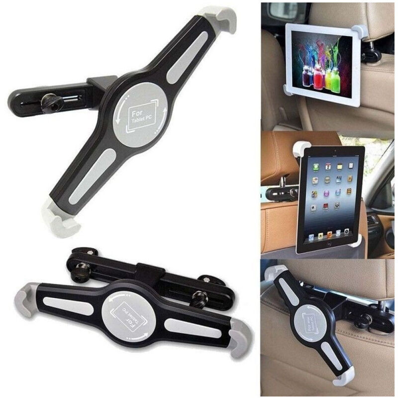 foto del prodotto trade shop traesio supporto universale per tablet auto da poggiatesta stand porta tablet rotazione 