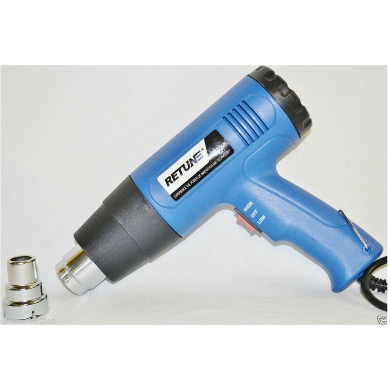 foto del prodotto trade shop traesio sverniciatore pistola termica ad aria calda phon phono 1800w 400 600 gradi 