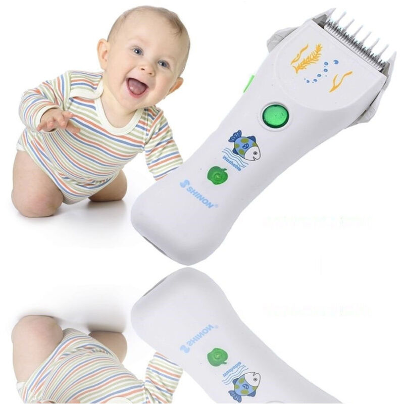 foto del prodotto trade shop traesio tagliacapelli per bambini sh 1727 bimbo ricaricabile 3 testine pettini rasoi 