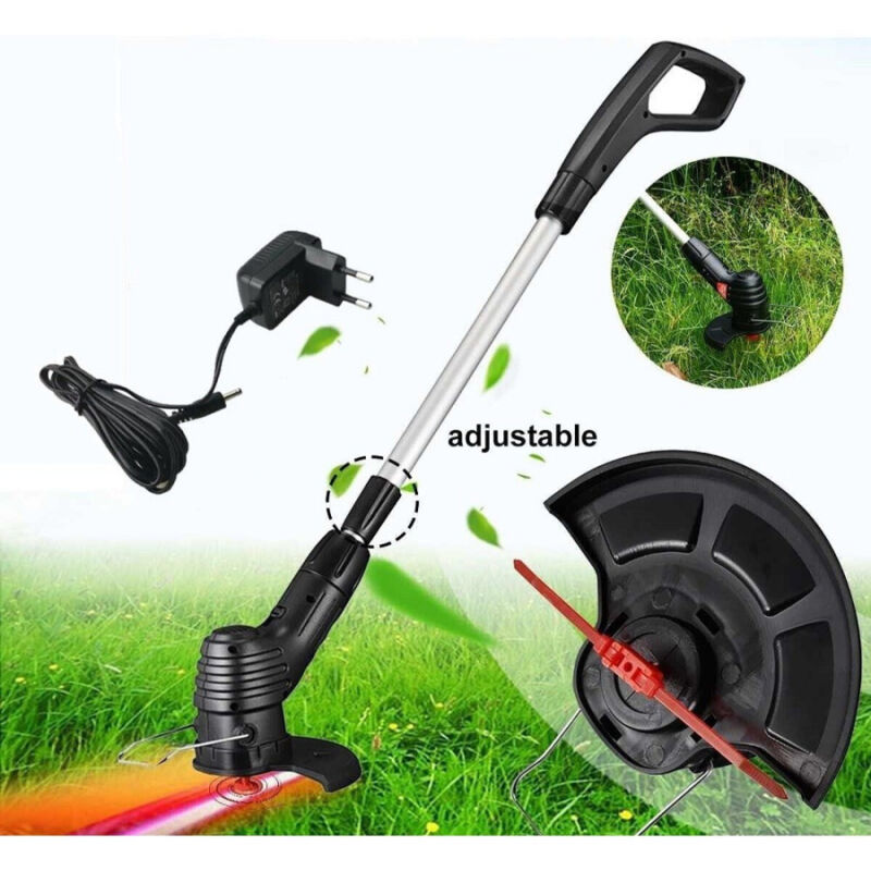 foto del prodotto trade shop traesio tagliaerba tosaerba elettrico portatile ricaricabile telescopico erba prato 0826 