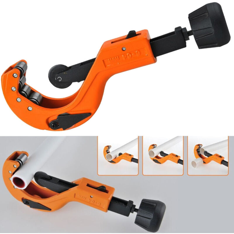 foto del prodotto trade shop traesio tagliatubo tagliatubi a rotella per tubi 6 64mm in rame polietilene pvc resina 
