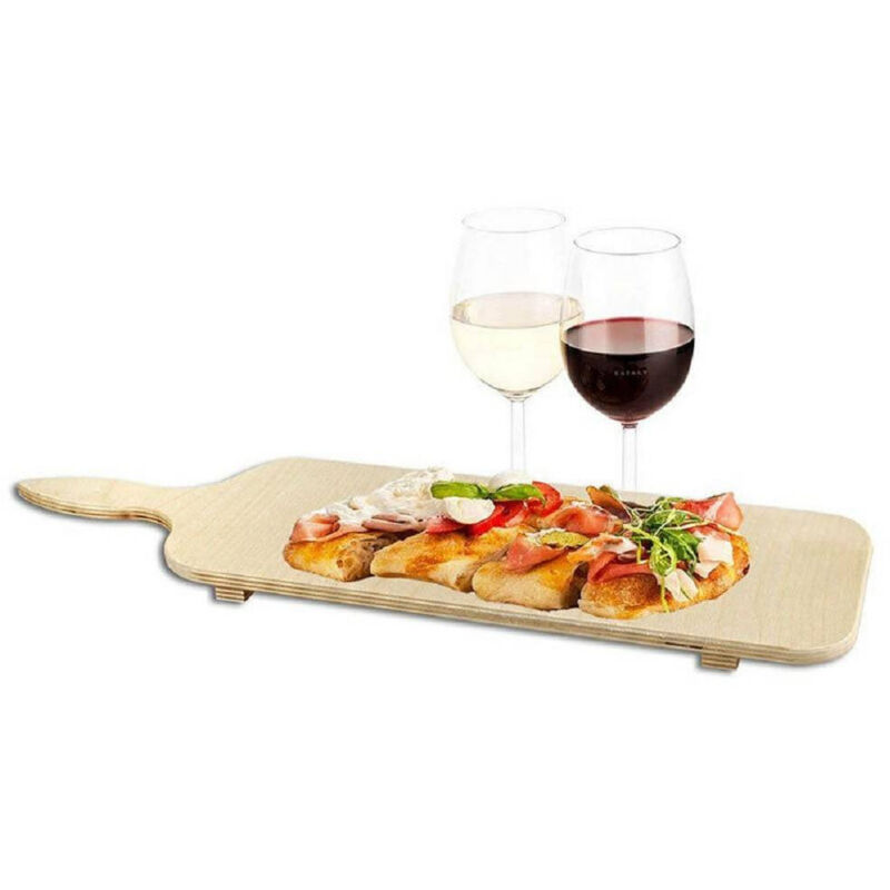 foto del prodotto trade shop traesio tagliere in legno x aperitivo antipasto lungo 45 cm buffet bar ristorante snack 