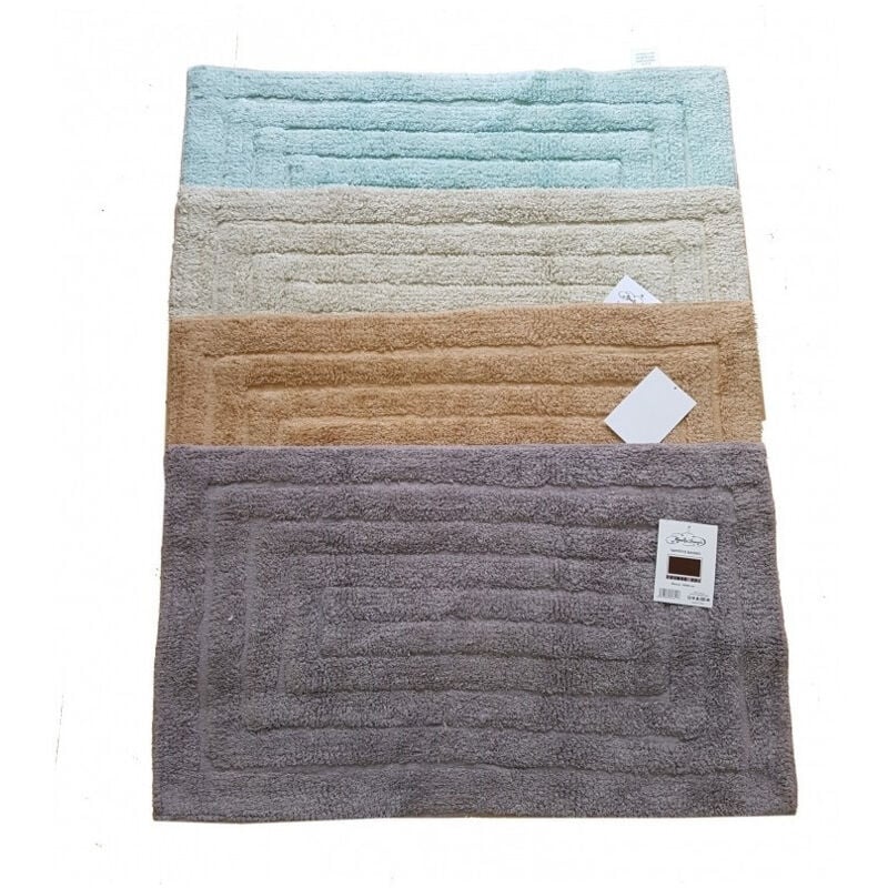 foto del prodotto trade shop traesio tappeto bagno 45x75 cm cotone anti scivolo scendiletto camera da letto 