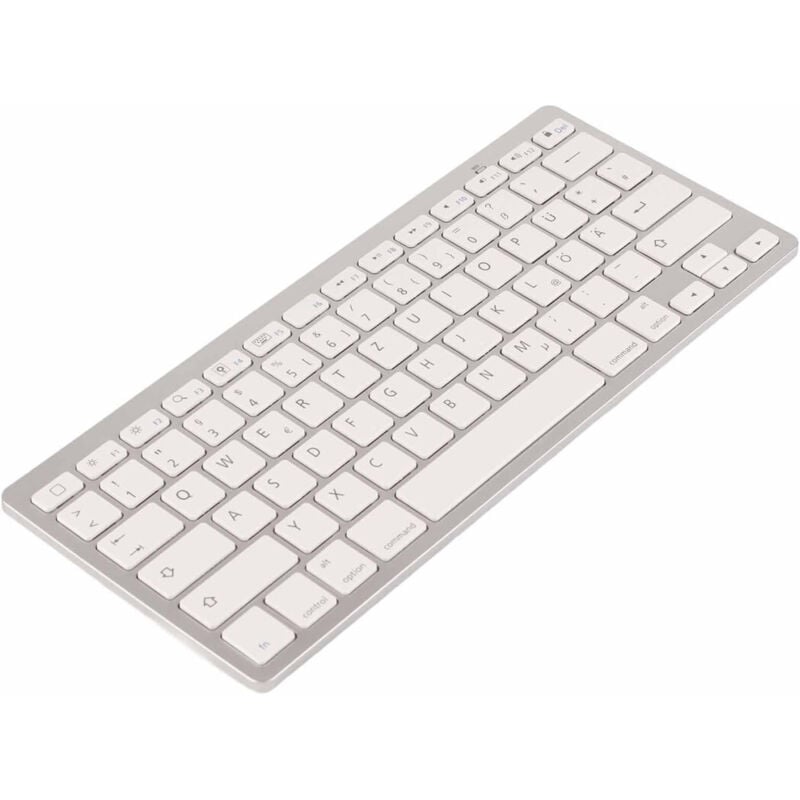 foto del prodotto trade shop traesio tastiera ultra sottile universale per desktop laptop tablet smartphone smart tv 