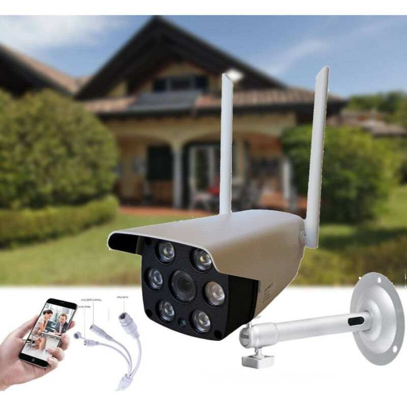 foto del prodotto trade shop traesio telecamera ip p2p camera wireless 6 led infrarossi 4mm 3mpx voice tf js926rp 