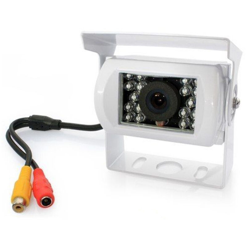 foto del prodotto trade shop traesio telecamera retrocamera per auto infrarossi ahd 2.8mm 18 led ip67 zoom focus pal 