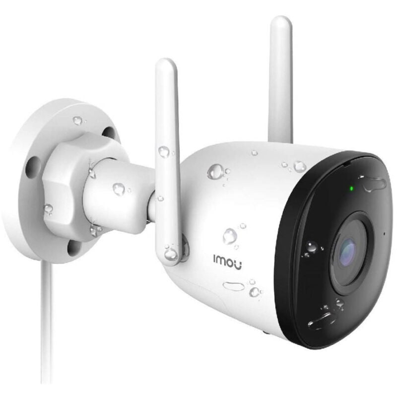 foto del prodotto trade shop traesio telecamera wifi esterna 1080p ip67 visione notturna 30mt compatibile con alexa 